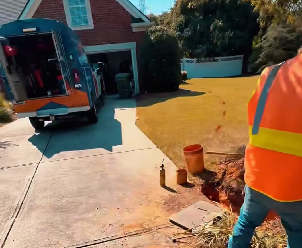 Trenchless Main Water Line Repair in Simpsonville